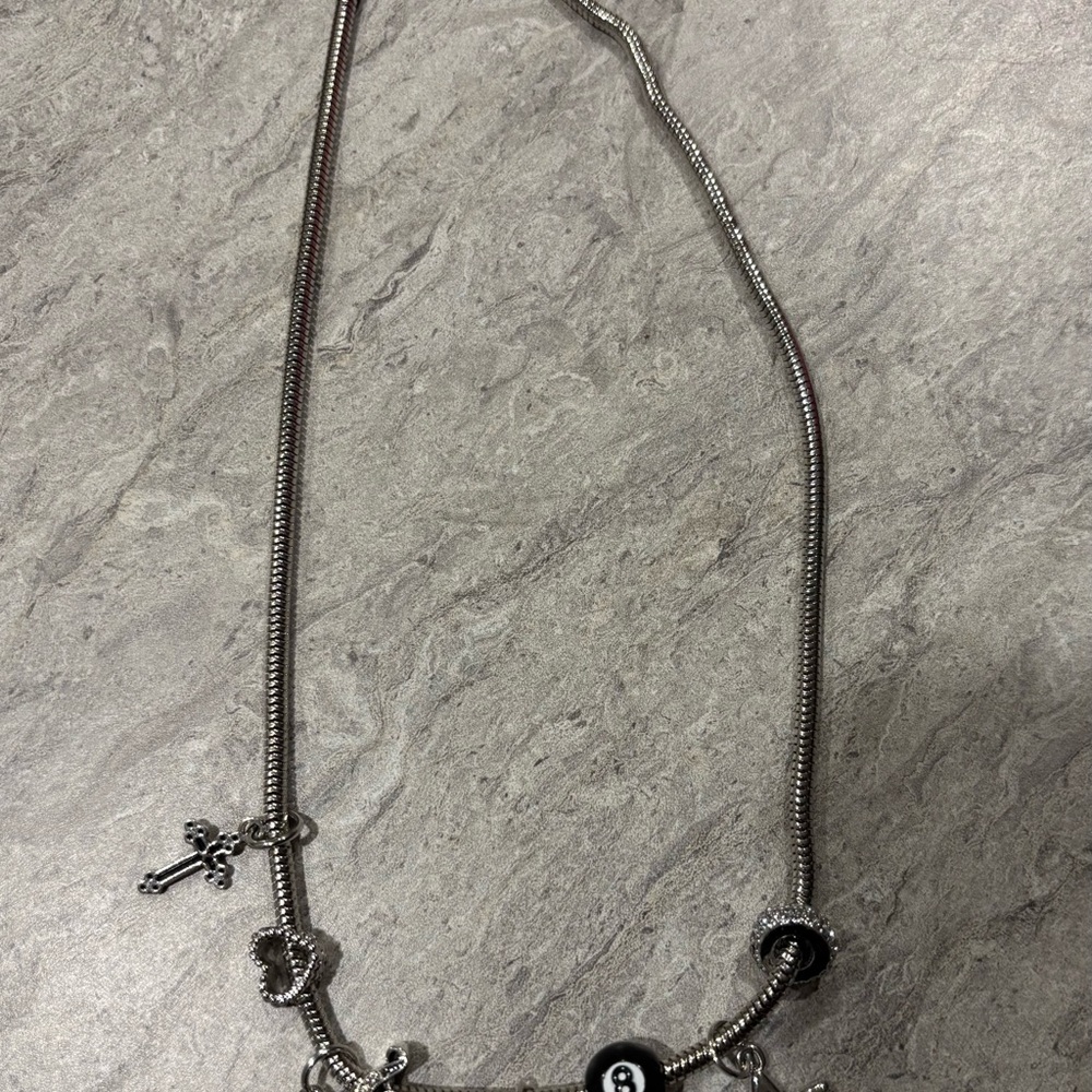 Silver Charm Necklace